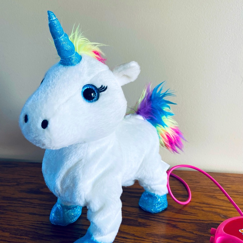 Kids Connection Walking Unicorn- Like New - Picture 3 of 8